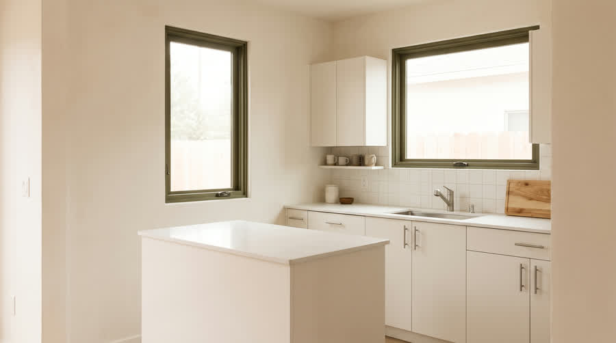 An CADU kitchen at the Standard level.